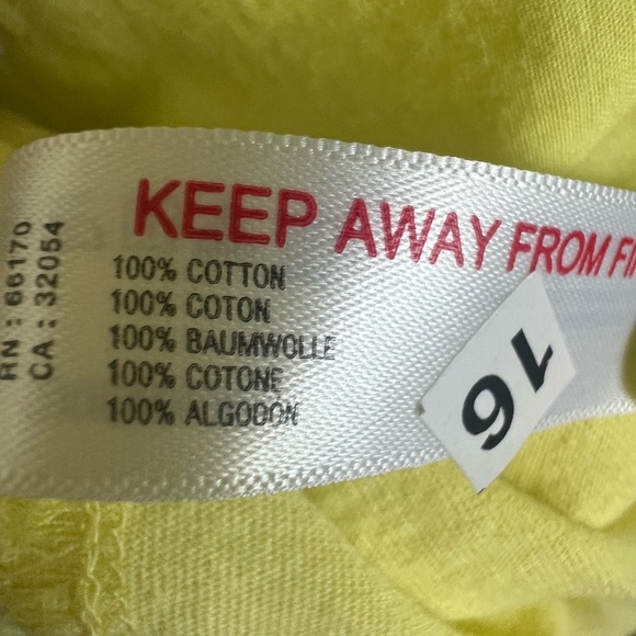 NWT new small Anthropologie clean cut romper shorts yellow tiny FLAW - Picture 10 of 17